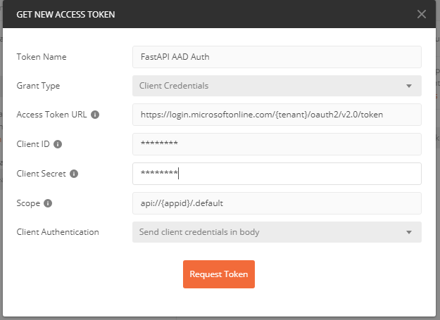 Overview of authenticating for postman